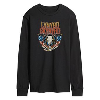 Men's Lynyrd Skynyrd Steer Skull Long Sleeve Graphic Tee