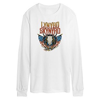 Men's Lynyrd Skynyrd Steer Skull Long Sleeve Graphic Tee
