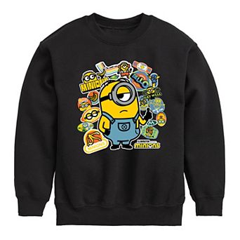 Boys 8-20 Despicable Me Banana Stickers Fleece Sweatshirt