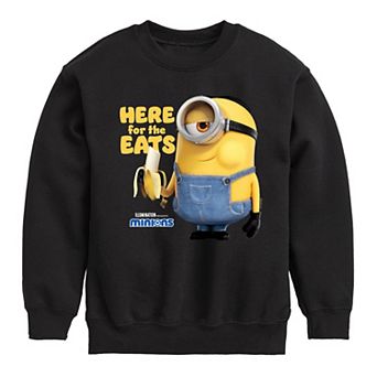 Boys 8-20 Despicable Me Here For The Eats Fleece Sweatshirt