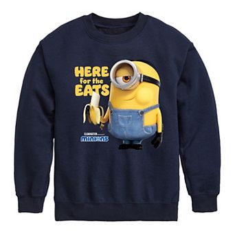 Boys 8-20 Despicable Me Here For The Eats Fleece Sweatshirt