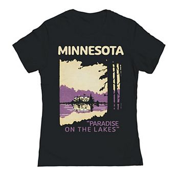 Juniors' Minnesota Graphic Tee