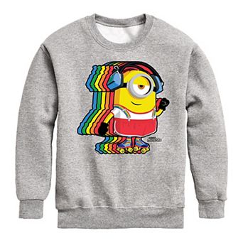 Boys 8-20 Despicable Me Minion Skater Crew Fleece Sweatshirt