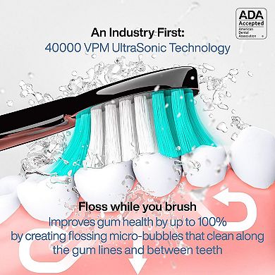 AquaSonic Black Series Ultrasonic Whitening Toothbrush