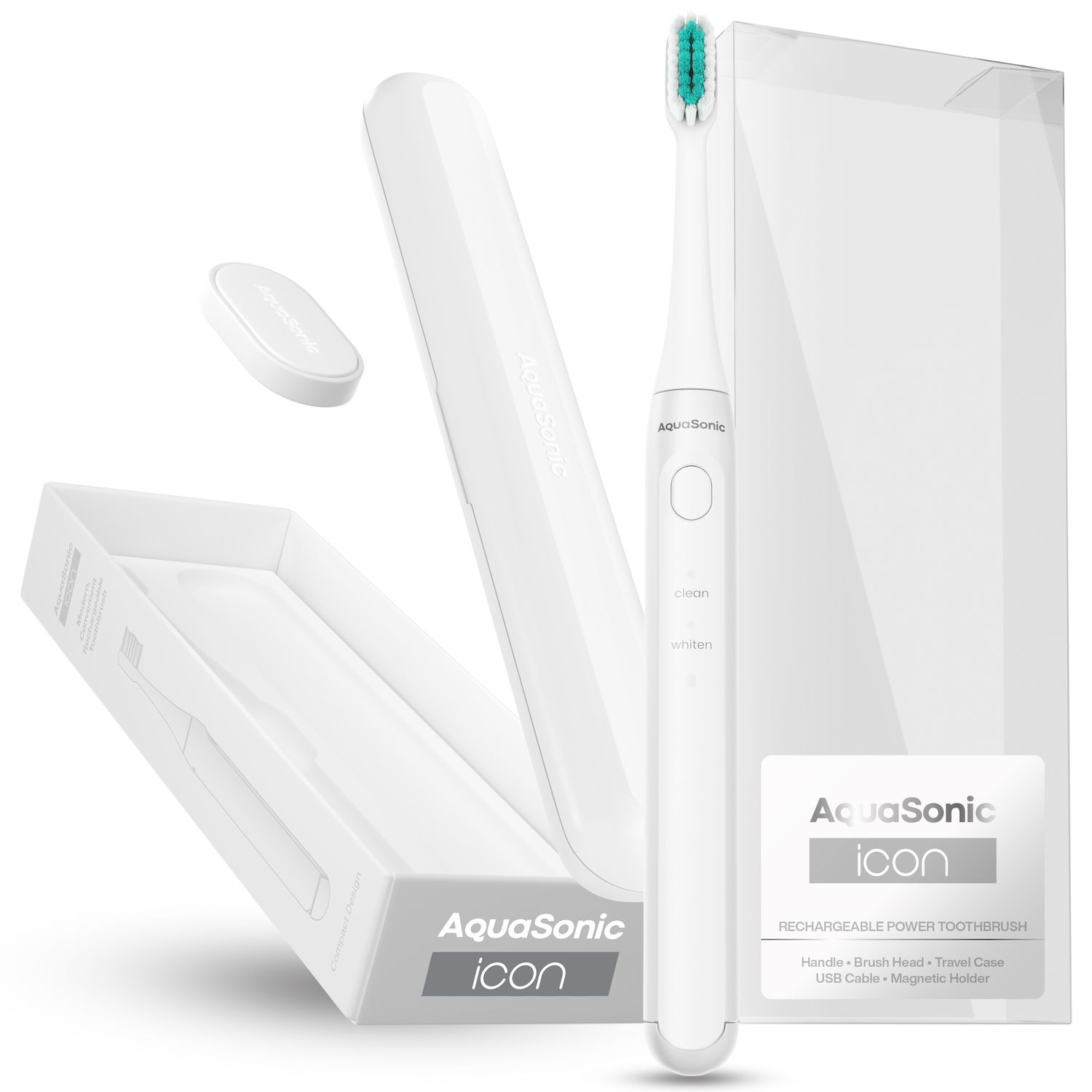 AquaSonic Icon Rechargeable Power Toothbrush
