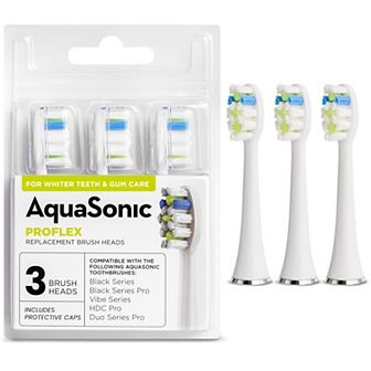 AquaSonic ProFlex 3 pk Replacement Brush Heads