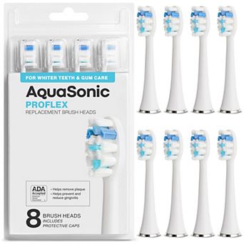 AquaSonic ProFlex 8 pk Replacement Brush Heads