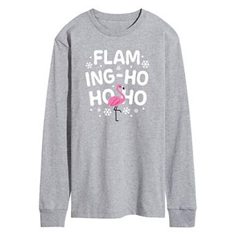 Men's Ho Ho Ho Long Sleeve Graphic Tee