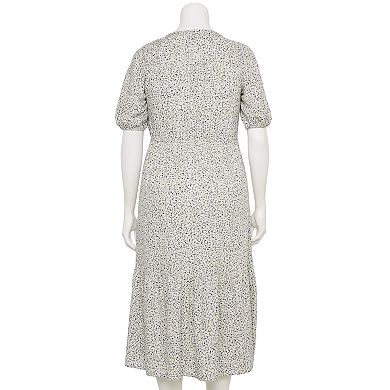 Women's Sonoma Goods For Life® Adaptive Button Thru Femme Midi Dress