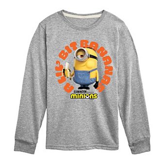 Boys 8-20 Despicable Me A Lil Bit Bananas Long Sleeve Graphic Tee