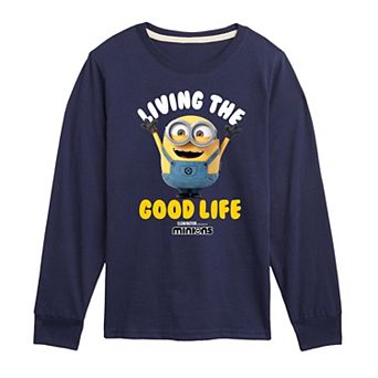 Boys 8-20 Despicable Me Living The Good Life Long Sleeve Graphic Tee