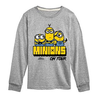 Boys 8-20 Despicable Me Minions On Tour Long Sleeve Graphic Tee
