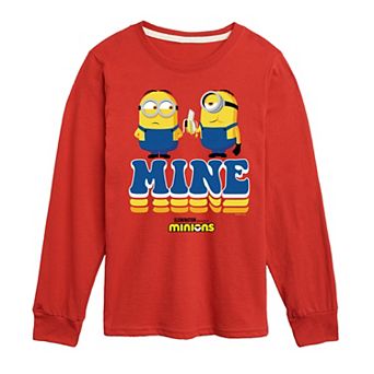 Boys 8-20 Despicable Me Banana Mine Long Sleeve Graphic Tee