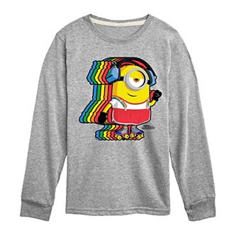 Boys 8-20 Despicable Me Minion Skater Long Sleeve Graphic Tee