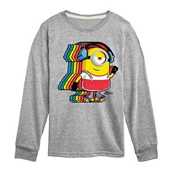 Boys 8-20 Despicable Me Minion Skater Long Sleeve Graphic Tee