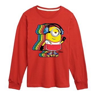 Boys 8-20 Despicable Me Minion Skater Long Sleeve Graphic Tee