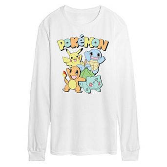 Men's Pokémon Muted Long Sleeve Graphic Tee