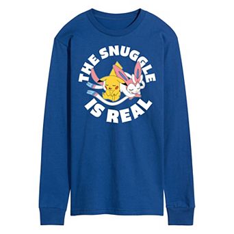 Men's Pokémon The Snuggle Is Real Long Sleeve Graphic Tee