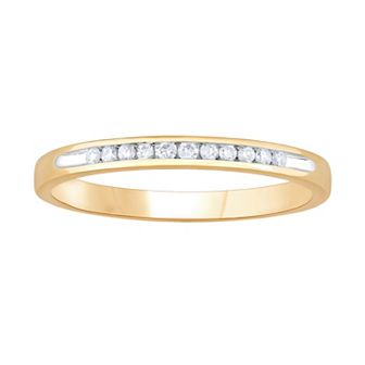 Diamond Medley 14k Gold 1/10 Carat T.W. Lab-Grown Diamond Ring