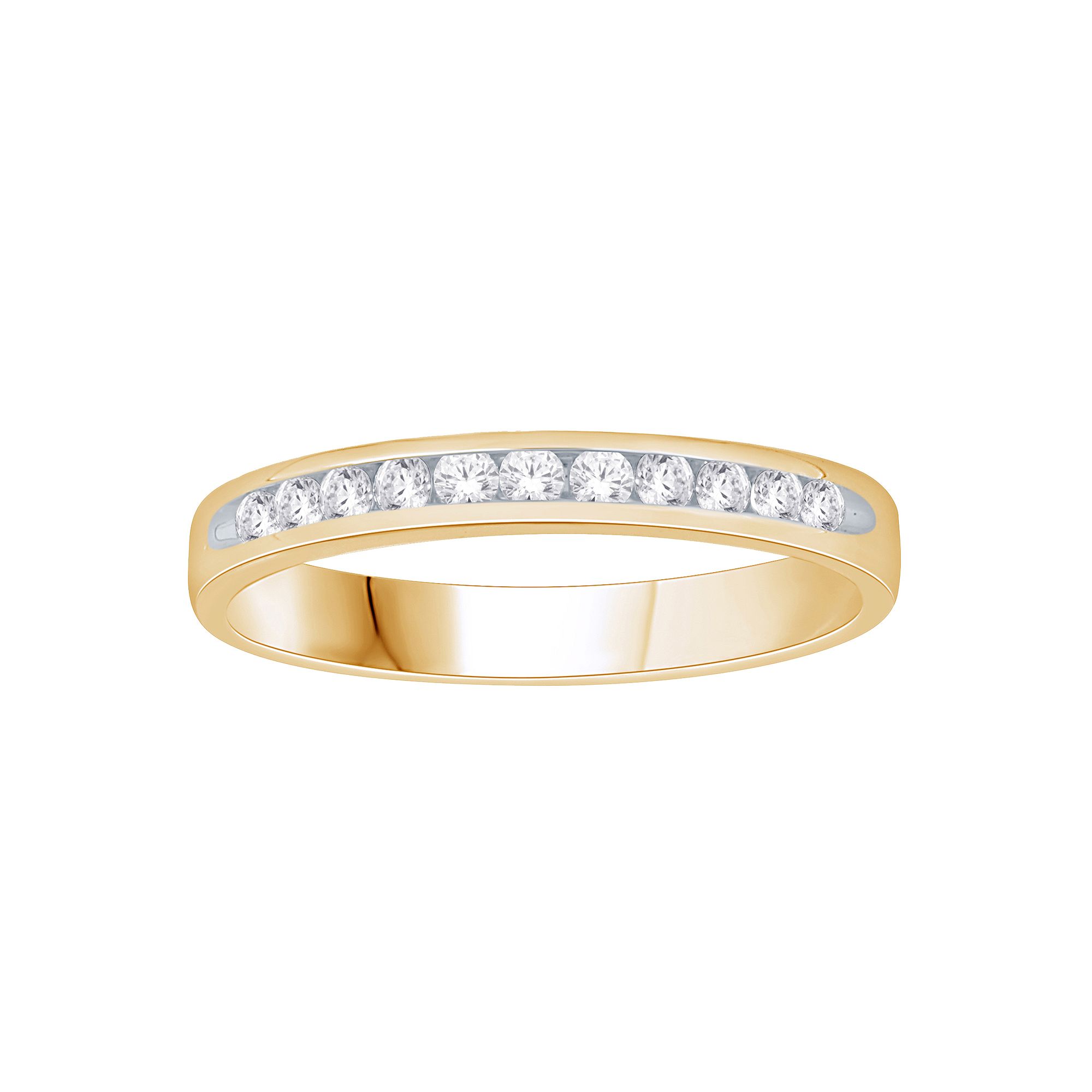 Diamond Medley 14k Gold 1/4 Carat T.W. Lab-Grown Diamond Ring, Womens, Siz