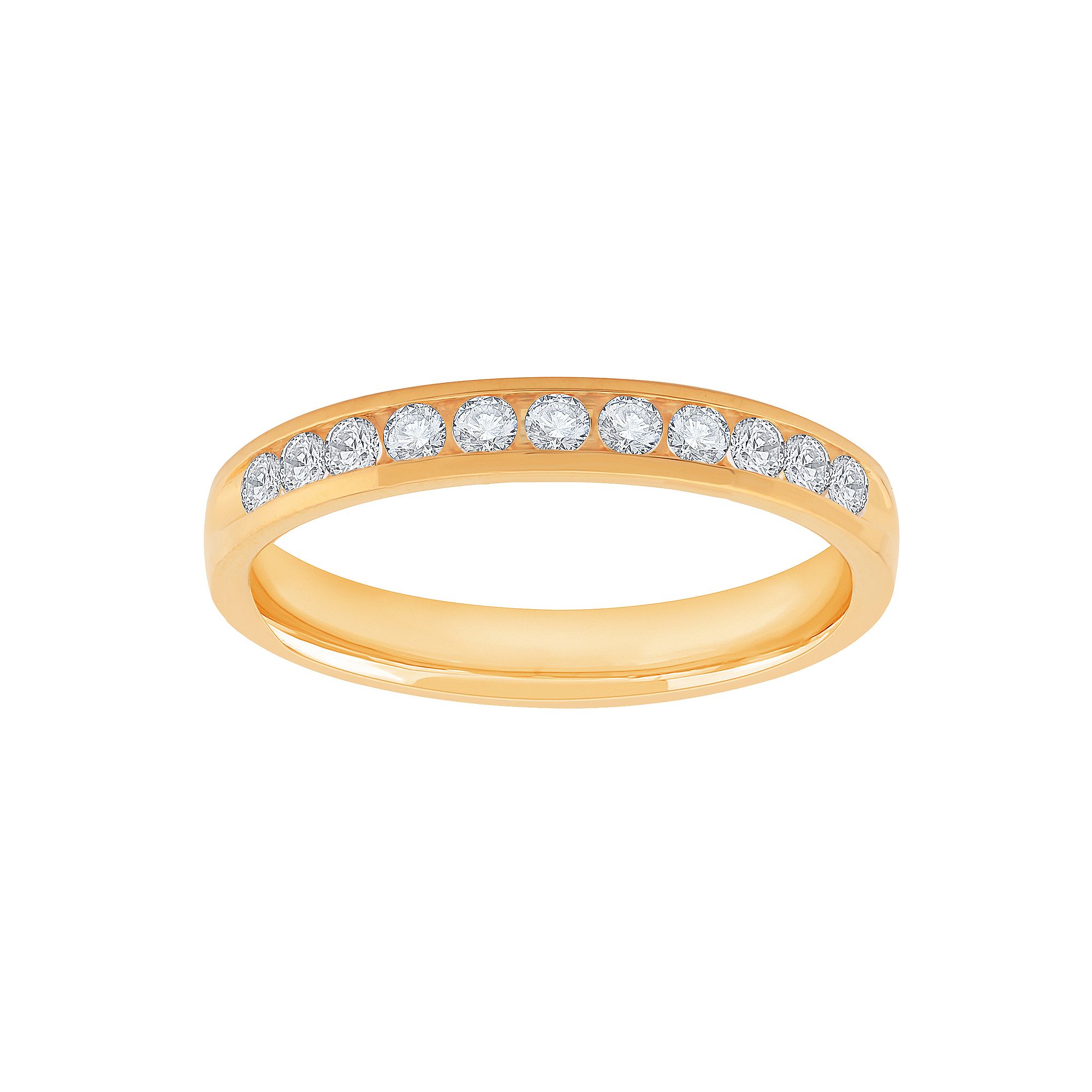 Diamond Medley 14k Gold 1/3 Carat T.W. Lab-Grown Diamond Ring, Womens, Siz