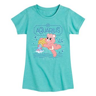 Girls 7-16 Care Bears Unlock The Magic Aquarius Graphic Tee
