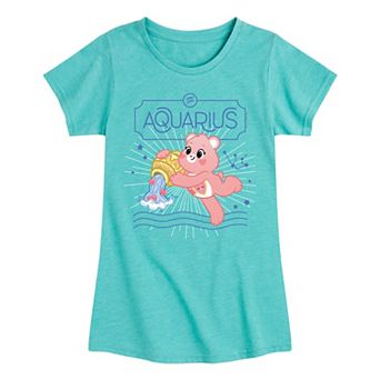 Girls 7-16 Care Bears Unlock The Magic Aquarius Graphic Tee