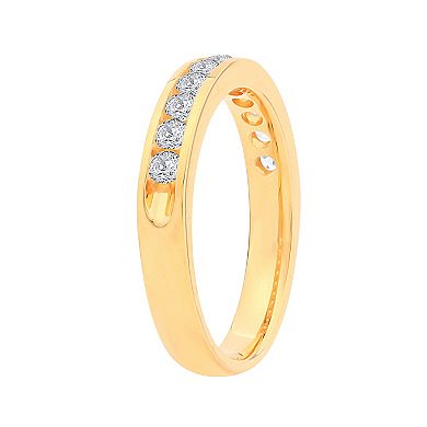 Galaxie Solaire 14k Gold 1/2 Carat T.W. Lab-Grown Diamond Ring