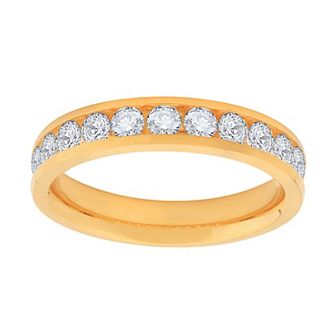 Diamond Medley 14k Gold 3/4 Carat T.W. Lab-Grown Diamond Ring