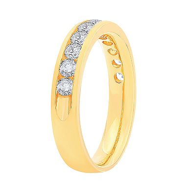 Galaxie Solaire 14k Gold 3/4 Carat T.W. Lab-Grown Diamond Ring
