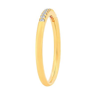 Diamond Medley 14k Gold 1/10 Carat T.W. Lab-Grown Diamond Ring