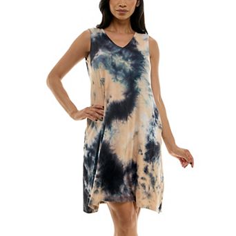 Women's Nina Leonard Reversible Trapeze Mini Dress