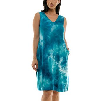 Women's Nina Leonard Reversible Trapeze Mini Dress