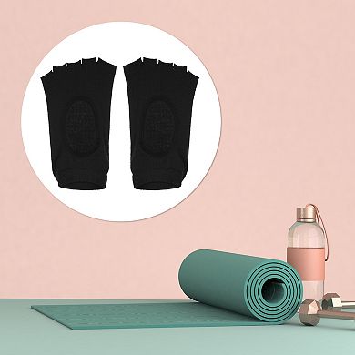 3 Pair Yoga Socks Five Toe Socks Pilates Barre Ballet Socks for Women Rose Red