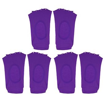 3 Pair Yoga Socks Five Toe Socks Pilates Barre Ballet Socks Light Yellow