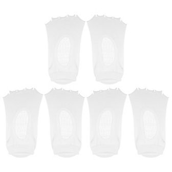 3 Pair Yoga Socks Five Toe Socks Pilates Barre Ballet Socks Light Yellow