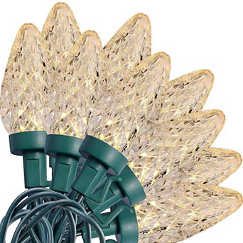 Twinkle Star C9 Christmas String Lights, 50 Led 33ft