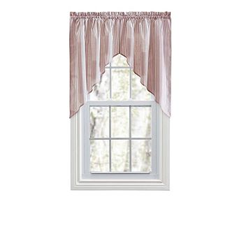 Plaza Classic Stripe Printed Tailored Curtain Swag