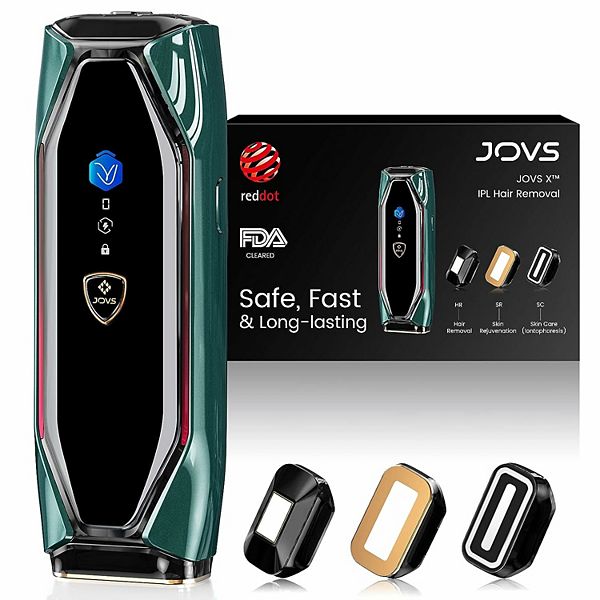 JOVS X Hair Removal and Skin Care Device with Completely Painless IPL Hair Removal, Skin