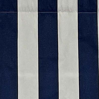 Cabana Stripe Design Super Soft Quality Valance 3" Rod Pocket