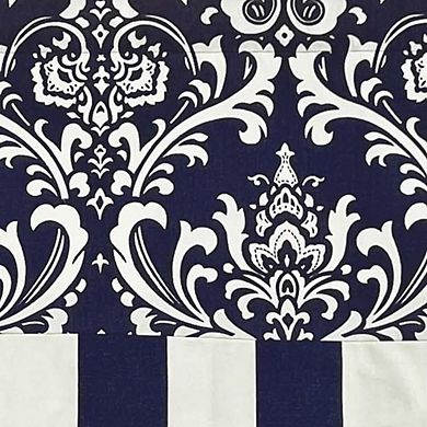Ozbourne Style Banded High Quality Valance 3" Rod Pocket
