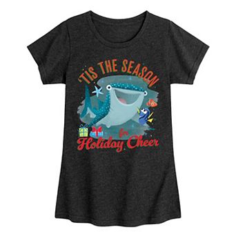 Disney / Pixar Finding Dory Girls 7-16 Tis The Season Graphic Tee