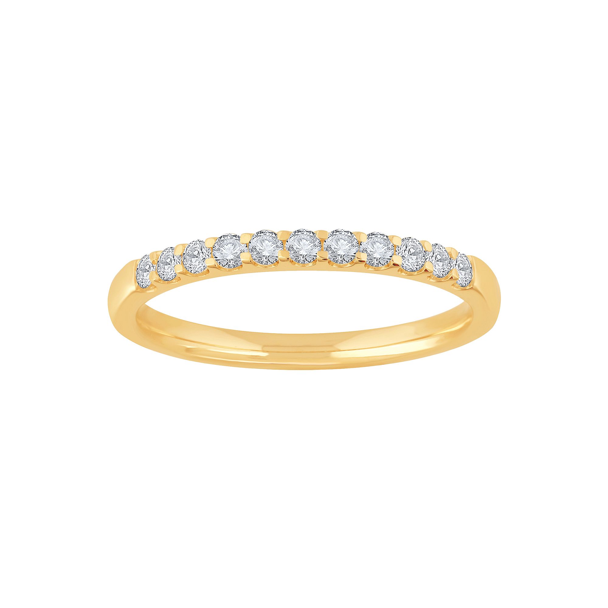 Diamond Medley 14k Gold 1/4 Carat T.W. Lab-Grown Diamond Ring, Womens, Siz