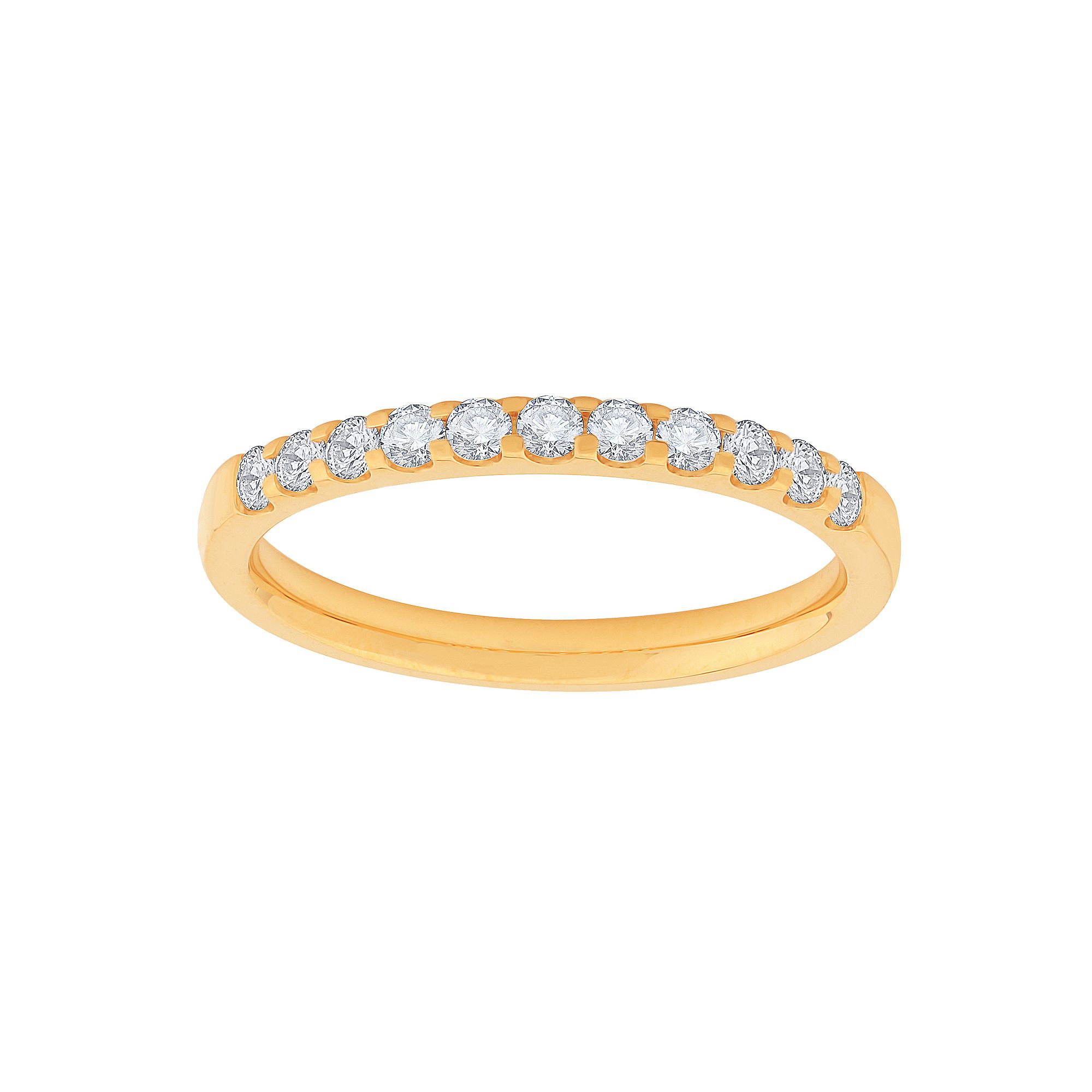 Diamond Medley 14k Gold 1/3 Carat T.W. Lab-Grown Diamond Ring, Womens, Siz