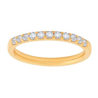 Diamond Medley 14k Gold 1/3 Carat T.W. Lab-Grown Diamond Ring