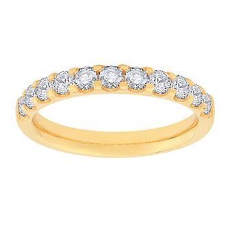 Diamond Medley 14k Gold 3/4 Carat T.W. Lab-Grown Diamond Ring