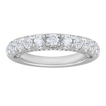 Galaxie Solaire 14k White Gold 1 Carat T.W. Lab-Grown Diamond Anniversary Ring
