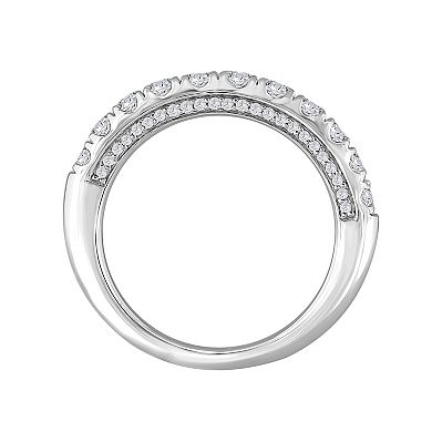 Galaxie Solaire 14k White Gold 1 Carat T.W. Lab-Grown Diamond Anniversary Ring
