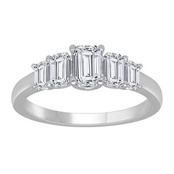 Galaxie Solaire 14k White Gold 2 Carat T.W. Lab-Grown Diamond 5-Stone Ring