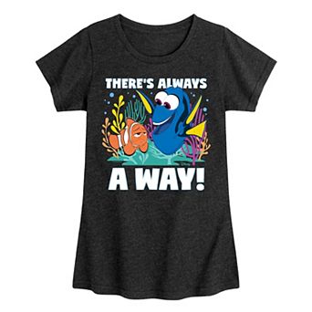 Disney / Pixar's Finding Nemo Girls 7-16 Always A Way Graphic Tee